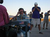 Dan running [url=http://www.xcor.com]XCOR's[/url] 15 lb-thrust N20/Ethane engine the night before to show the crowd